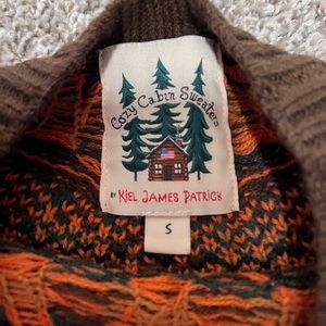 KJP jack-o-lantern cozy cabin sweater